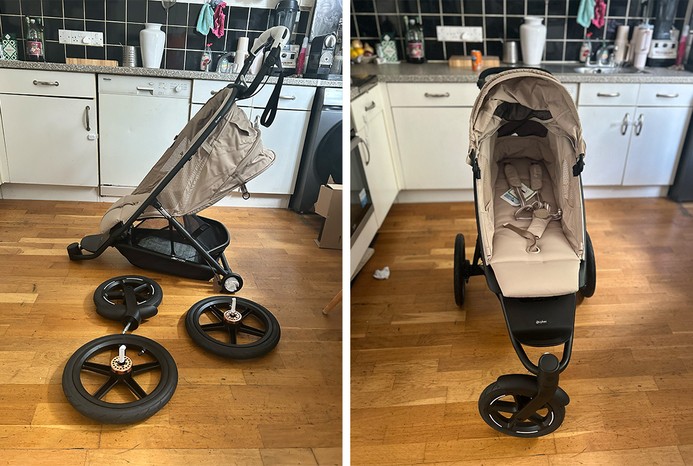 2 pictures of building Cybex Avi Spin pushchair 2 pictures of building Cybex Avi Spin pushchair