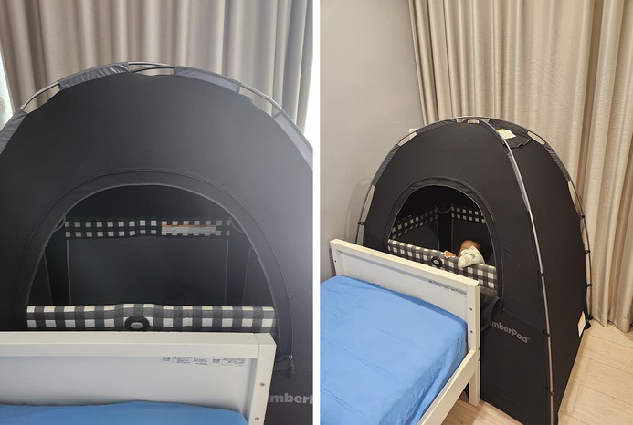 2 pictures of SlumberPod Blackout Sleep Tent 2 pictures of SlumberPod Blackout Sleep Tent