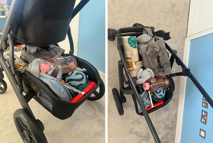 2 pictures of UPPAbaby Vista V3 pushchair basket 2 pictures of UPPAbaby Vista V3 pushchair basket