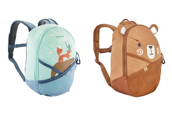 2 product shots of Quechua Kids' Hiking Small Backpack