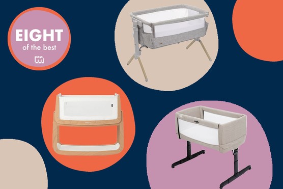 8 of the best bedside cribs featuring 3 product shots