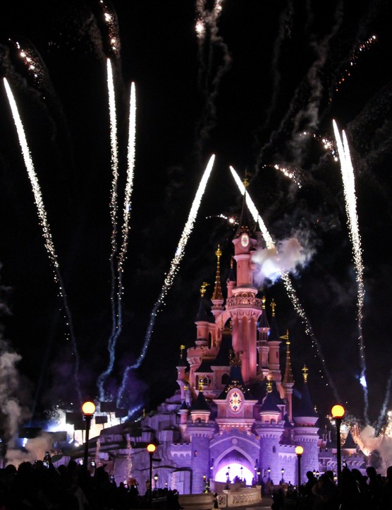 A view of Sleeping Beauty Castle of Disneyland Paris