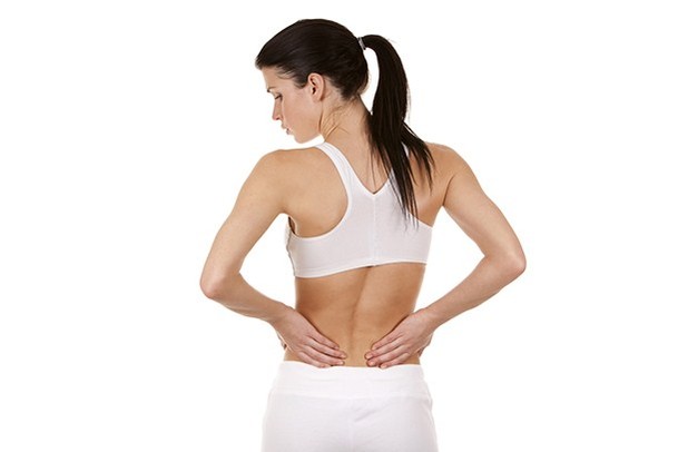 woman with backache