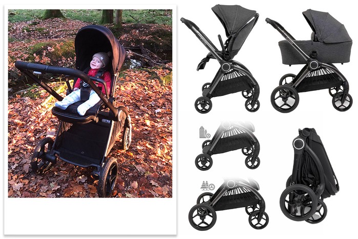 iCandy Core tester picture and product shots including pushchair folded and with different wheelbase iCandy Core tester picture and product shots including pushchair folded and with different wheelbase