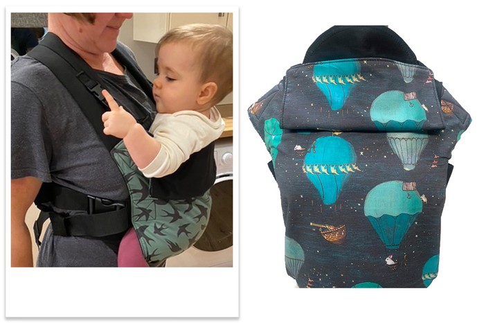 integra-baby-carrier-tested-with-baby Integra baby carrier tested with a baby