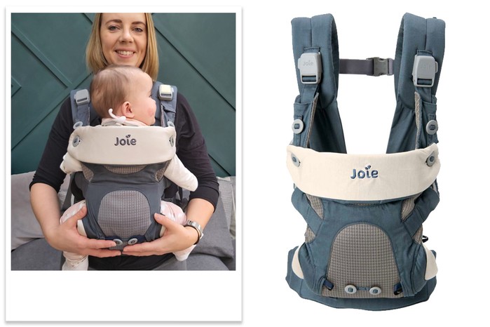 joie-savvy-baby-carrier-tested-with-baby Joie Savvy baby carrier tested with a baby