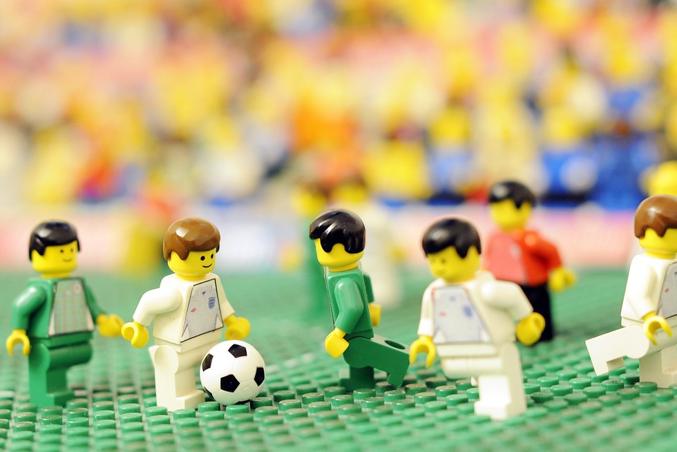 lego football sets for kids mfms View of a football scene set up with Lego figures by 19-year-old Fabian Moritz at his home in Laatzen near by Hanover, northern Germany, on June 21, 2010