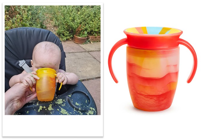 Munchkin Miracle 360 Trainer Cup tester picture and product shot
