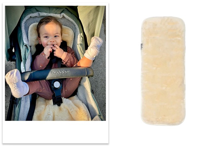Naturally Sheepskins Baby Sheepskin Pram Liner 'The Original' tester picture and product shot Naturally Sheepskins Baby Sheepskin Pram Liner 'The Original' tester picture and product shot