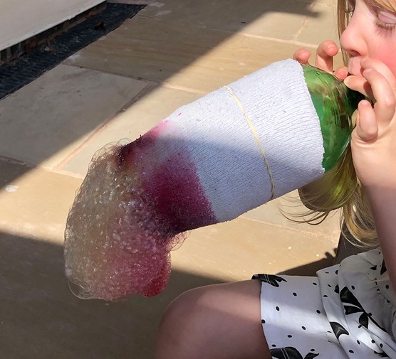 rainbow bubble snake