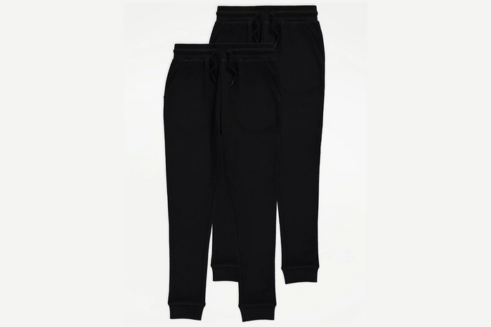 Joggers Black Skinny Fit Cuffed Joggers 2 Pack