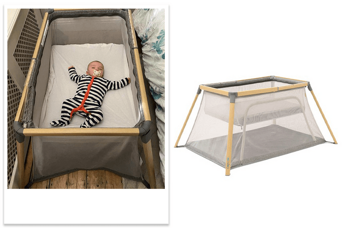 CoZeeGoTravelCotTesterImage CoZee Go Travel Cot Tester Image