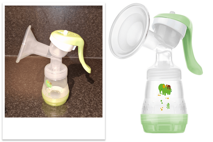 MAM Manual Breast Pump tester picture and product shot
