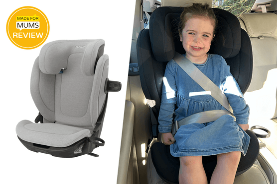 child sat in a Nuna aace lx car seat