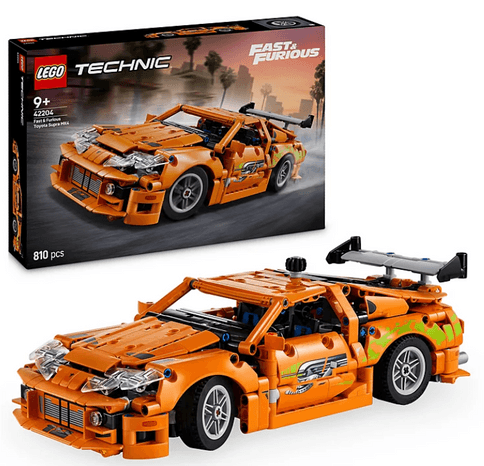 LEGO orange car