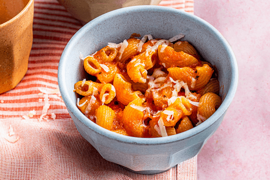 tomato and butternut squash pasta
